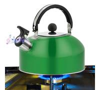 Kettle pour hobby - Thé classique en acier inoxydable Kettle avec sifflet | Induction - casaterpan mits therm-résistant à la poignée | Pfeifkessel - Utilisation extérieure de camping de cuisine