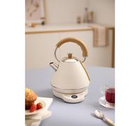 KETTLE RETRO PRO - Bouilloire Électrique 1 L Avec Contrôle De Température Blanc Cassé