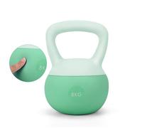 Kettlebell 8 KG - Soft - Vinyle Antidérapant - Ergonomique - Fitness Femme - Portable