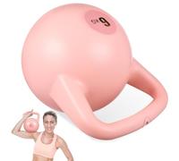 Kettlebell à Eau Pe 6kg, Boule Lestée Rose pour Musculation