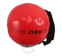 Kettlebell Ajustable et Remplissable avec Poignée, Paquet | PVC et Tissu, Résistance Douce Articulations, Rouge, Usage Maison et Salle, Entraînement Swing