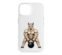 Kettlebell avec Motif Lama Robuste pour entraînement de Bodybuilder Coque pour iPhone 14