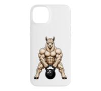 Kettlebell avec Motif Lama Robuste pour entraînement de Bodybuilder Coque pour iPhone 14 Plus