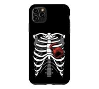 Kettlebell Cœur Squelette Ribcage Halloween Gym Entraînement Coque pour iPhone 11 Pro Max