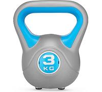 Kettlebell de musculation - Variété de Poids 2/3/4/6/8/10/12/14 kg - Prise en main facile et confortable, Haltère d'élan, Poids materiel sport, Musculation Accessoires de Fitness Hommes, Femme (3kg)