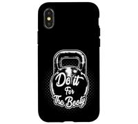 Kettlebell Do It for The Booty Gym Coque pour iPhone X/XS