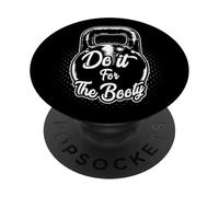 Kettlebell Do It for The Booty Gym PopSockets PopGrip Adhésif