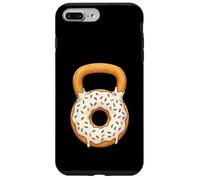 Kettlebell Donut Fitness Funny Gym Workment Sprinkles Coque pour iPhone 7 Plus/8 Plus