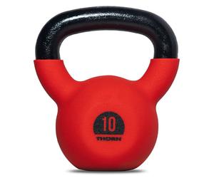 Kettlebell en fonte 10 kg avec revêtement en caoutchouc Thorn+Fit