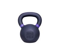 Kettlebell en fonte - 20 kg - Noir/Violet