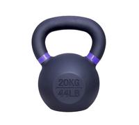 Kettlebell en fonte - 20 kg - Noir/Violet