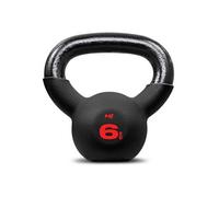 Kettlebell en Fonte 6 kg, Bouilloire de Poids avec Poignée Ergonomique, Haltère à Boule pour Entraînement à Domicile