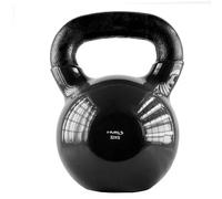 Kettlebell fer fondu HMS KNV Noir 32 kg