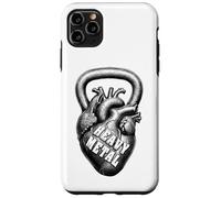Kettlebell Funny Gym Heavy Metal Heart Fitness Coque pour iPhone 11 Pro Max