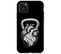 Kettlebell Funny Gym Heavy Metal Heart Fitness Coque pour iPhone 11 Pro Max