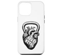 Kettlebell Funny Gym Heavy Metal Heart Fitness Coque pour iPhone 12 Pro Max