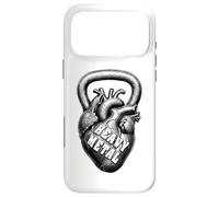 Kettlebell Funny Gym Heavy Metal Heart Fitness Coque pour iPhone 17 Pro Max