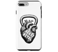 Kettlebell Funny Gym Heavy Metal Heart Fitness Coque pour iPhone 7 Plus/8 Plus