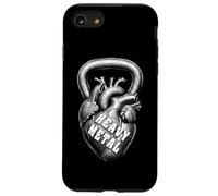 Kettlebell Funny Gym Heavy Metal Heart Fitness Coque pour iPhone SE (2020) / 7/8