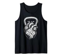 Kettlebell Funny Gym Heavy Metal Heart Fitness Débardeur