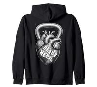 Kettlebell Funny Gym Heavy Metal Heart Fitness Sweat à Capuche