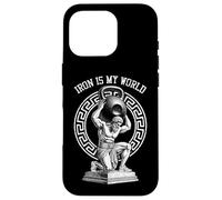 Kettlebell Greek God Gym Iron My World Funny Workout Muscle Coque pour iPhone 16 Pro