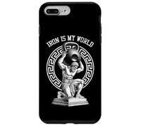 Kettlebell Greek God Gym Iron My World Funny Workout Muscle Coque pour iPhone 7 Plus/8 Plus