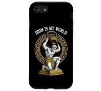 Kettlebell Greek God Gym Iron My World Funny Workout Muscle Coque pour iPhone SE (2020) / 7/8