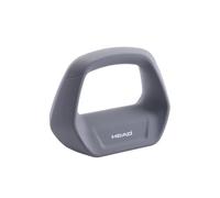 Kettlebell Head Soft-touch Gris 18x8x13 cm