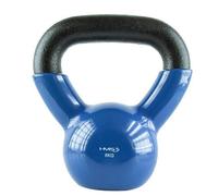 Kettlebell - HMS - KNV - Fonte de qualité supérieure - Poignée ergonomique - Couleur bleue