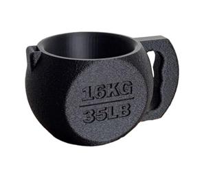 Kettlebell Ice Holder, Novelty Dessert Cup, Pint Cream Container, Fun Kitchen Display Accessory, ice cream pint holder for home gym party serving yogurt snack organizer housewarming gift for men women