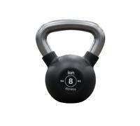 Kettlebell ION Fitness revêtu de caoutchouc - 8kg