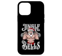 Kettlebell Jingle Bells Père Noël Gym Lifting Entraînement Coque pour iPhone 12 Mini