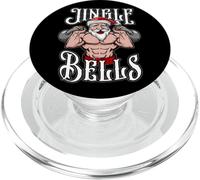 Kettlebell Jingle Bells Père Noël Gym Lifting Entraînement PopSockets PopGrip pour MagSafe