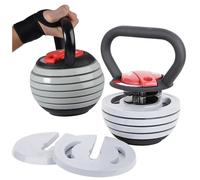 Kettlebell-Kugel aus Gusseisen, verstellbar, 3,5-18,1