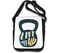Kettlebell Lift Me Up Sac à bandoulière graphique Blanc