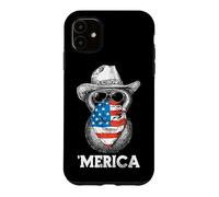 Kettlebell Lifting Weights Lunettes de Soleil Bandana Drapeau américain Coque pour iPhone 11