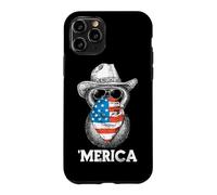Kettlebell Lifting Weights Lunettes de Soleil Bandana Drapeau américain Coque pour iPhone 11 Pro