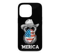 Kettlebell Lifting Weights Lunettes de Soleil Bandana Drapeau américain Coque pour iPhone 13 Pro