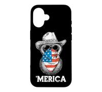 Kettlebell Lifting Weights Lunettes de Soleil Bandana Drapeau américain Coque pour iPhone 16