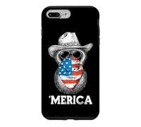 Kettlebell Lifting Weights Lunettes de Soleil Bandana Drapeau américain Coque pour iPhone 7 Plus/8 Plus