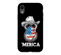 Kettlebell Lifting Weights Lunettes de Soleil Bandana Drapeau américain Coque pour iPhone XR