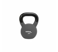 Kettlebell néoprène Softee Noir 20 kg Unisex