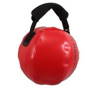 Kettlebell Paquet Lesté Rouge avec Poignée, Ajustable, Pvc et Tissu | 11,8 X 11,8 Pouces, Remplissage Facile, Gym et Entraînements Mobiles, pour Athlètes et Exercices Haute Intensité