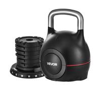 Kettlebell Réglable-VEVOR-avec 7 Niveaux de Poids 2/5/8/11/14/17/20 kg-pour Entraînement de Préhension Fitness
