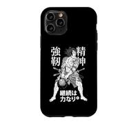 Kettlebell Samurai Warrior Gym Workout Japanese Kanji Coque pour iPhone 11 Pro