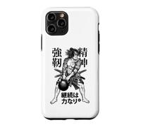 Kettlebell Samurai Warrior Gym Workout Japanese Kanji Coque pour iPhone 11 Pro
