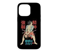 Kettlebell Samurai Warrior Gym Workout Japanese Kanji Coque pour iPhone 14 Pro Max