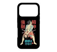 Kettlebell Samurai Warrior Gym Workout Japanese Kanji Coque pour iPhone 17 Pro