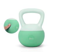 Kettlebell Soft, Kettlebells En Vinyle Antidérapant, Disponible En 4 Kg, 6 Kg Et 8 Kg Pour Fitness Femme, Yoga Et Entraînement à Domicile (8 KG)